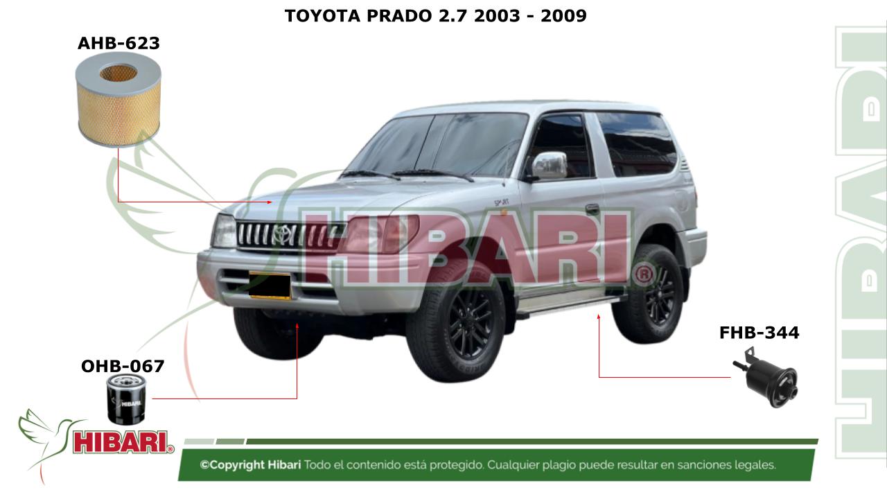 Lee más sobre el artículo TOYOTA PRADO 2.7 2003 – 2009